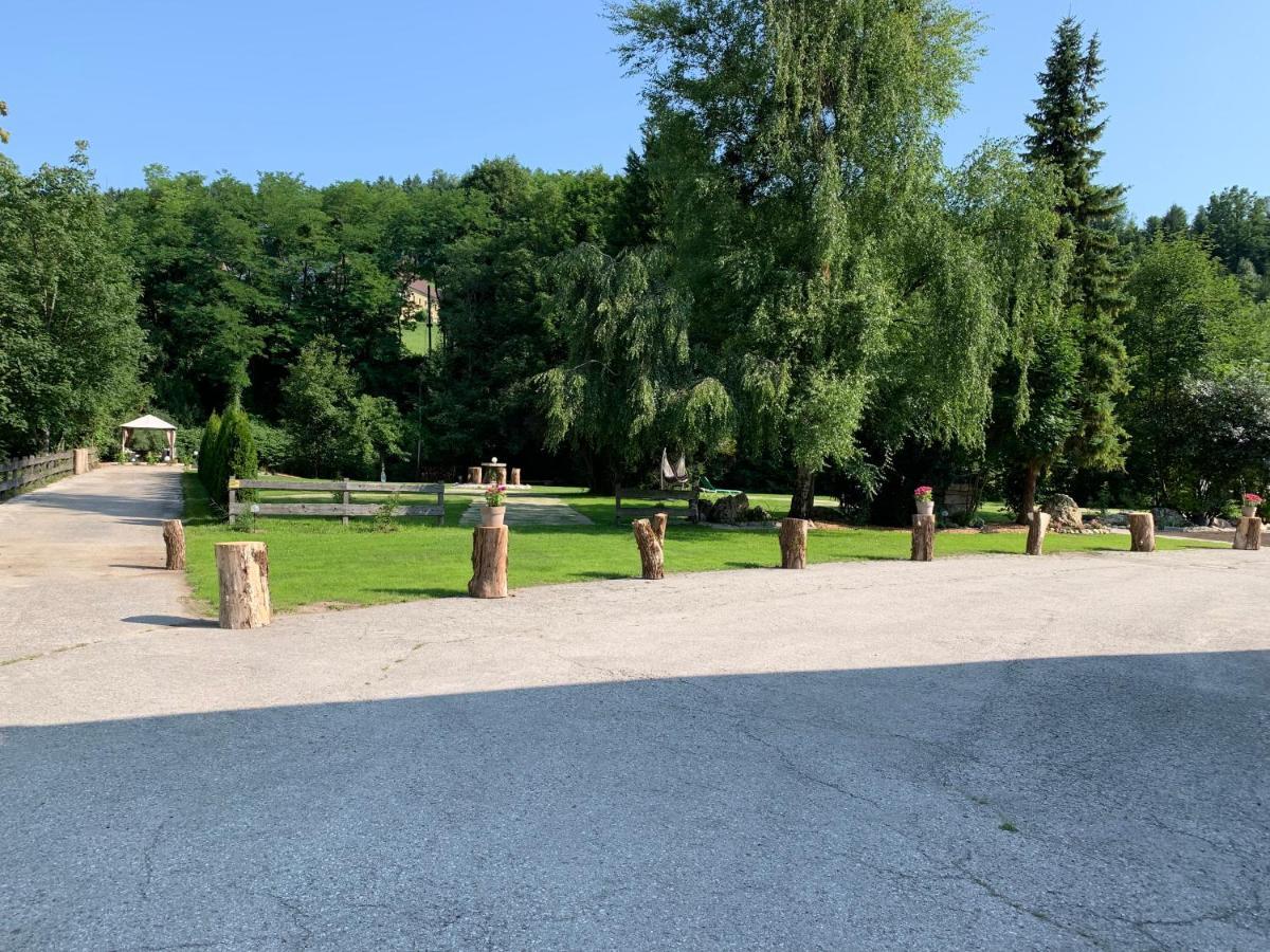 Landgasthof Steinmühl Hofbauer Frühstückspension und Campingplatz Waidhofen an der Ybbs Exterior foto